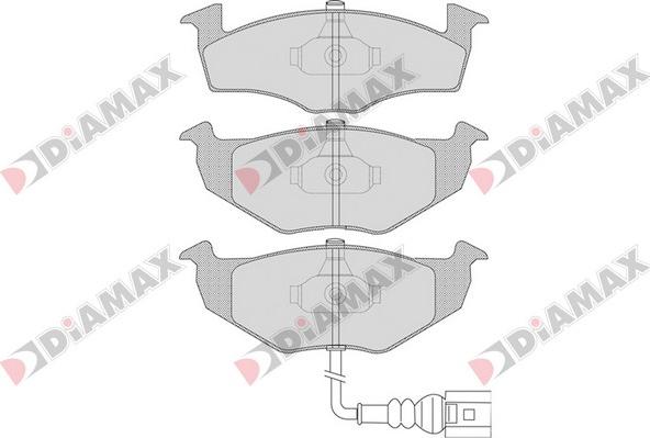 Diamax N09331 - Тормозные колодки, дисковые, комплект autospares.lv