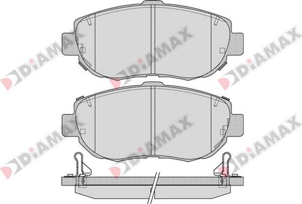 Diamax N09299 - Тормозные колодки, дисковые, комплект autospares.lv