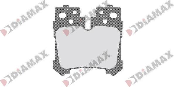 Diamax N09757 - Тормозные колодки, дисковые, комплект autospares.lv
