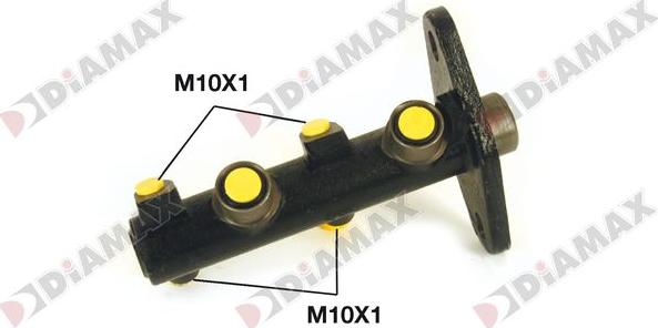 Diamax N04581 - Главный тормозной цилиндр autospares.lv