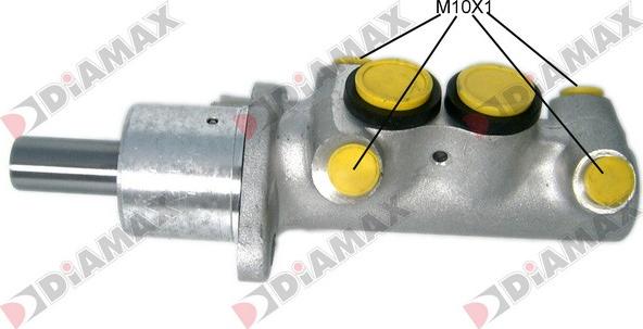 Diamax N04051 - Главный тормозной цилиндр autospares.lv