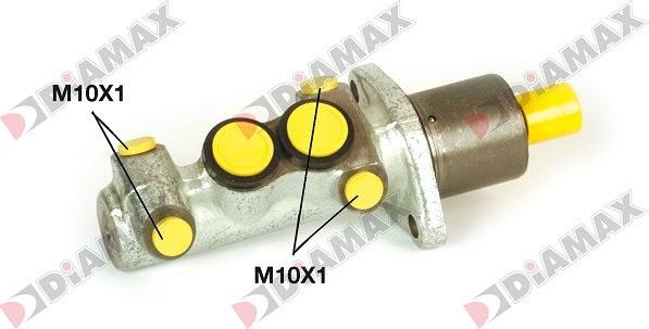 Diamax N04001 - Главный тормозной цилиндр autospares.lv