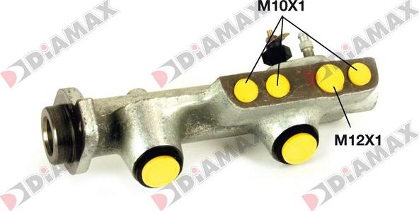 Diamax N04008 - Главный тормозной цилиндр autospares.lv