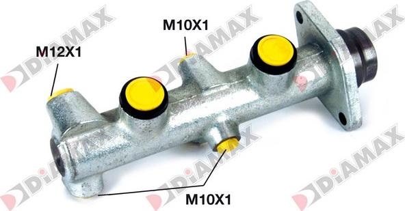 Diamax N04366 - Главный тормозной цилиндр autospares.lv