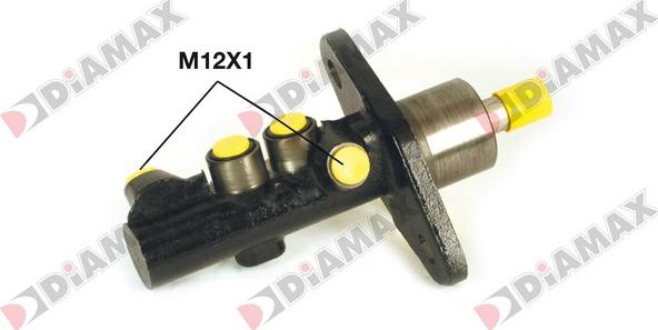 Diamax N04306 - Главный тормозной цилиндр autospares.lv