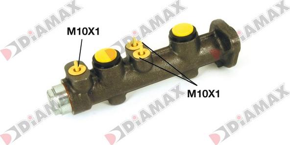 Diamax N04338 - Главный тормозной цилиндр autospares.lv