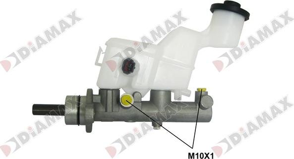 Diamax N04333 - Главный тормозной цилиндр autospares.lv