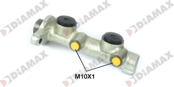 Diamax N01413 - Комплект тормозных колодок, барабанные autospares.lv