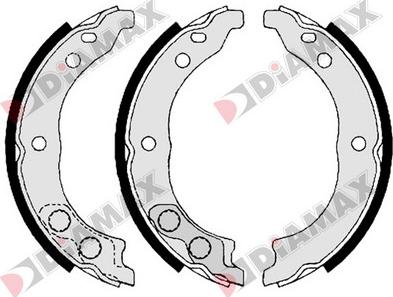 Diamax N01059 - Комплект тормозов, ручник, парковка autospares.lv