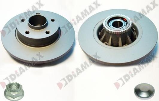 Diamax N08736RAP - Тормозной диск autospares.lv