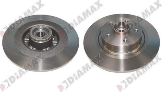 Diamax N08737RA - Тормозной диск autospares.lv