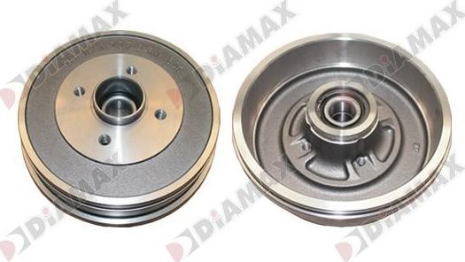 Diamax N02210R - Тормозной барабан autospares.lv