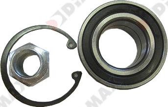 Diamax R1017K - Подшипник ступицы колеса, комплект autospares.lv