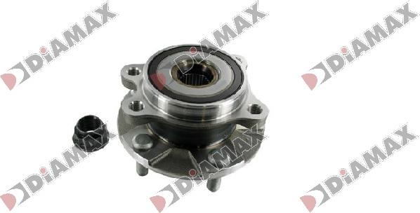 Diamax R3056 - Подшипник ступицы колеса, комплект autospares.lv