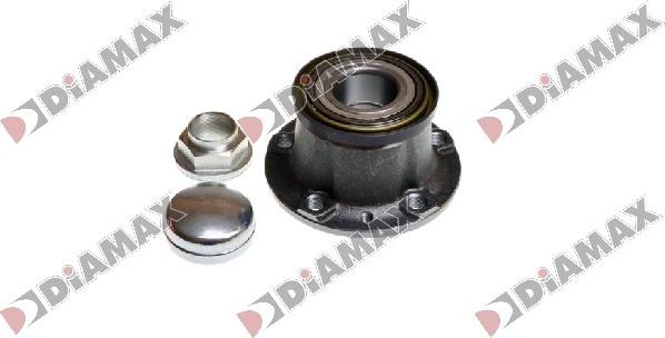 Diamax R3063 - Подшипник ступицы колеса, комплект autospares.lv