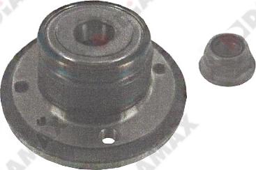 Diamax R3007 - Подшипник ступицы колеса, комплект autospares.lv