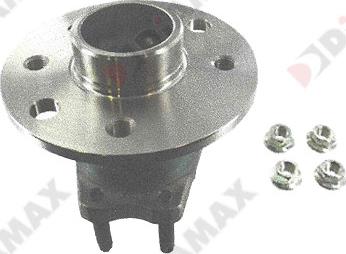 Diamax R3024 - Подшипник ступицы колеса, комплект autospares.lv