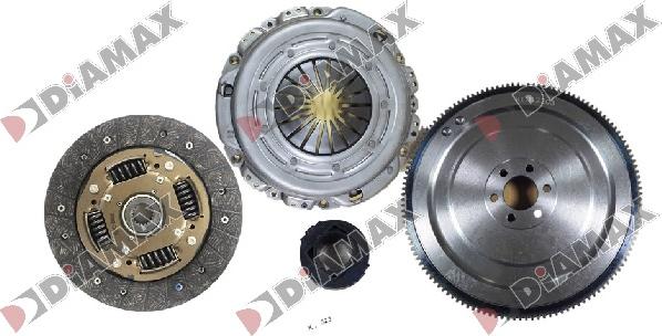 Diamax T5098K4 - Комплект сцепления autospares.lv