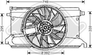 Diederichs 5618101 - Вентилятор, охлаждение двигателя autospares.lv