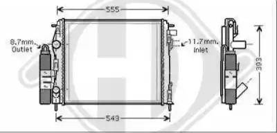 Diederichs 8441310 - Модуль охлаждения autospares.lv