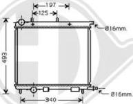 Diederichs 8400505 - Радиатор, охлаждение двигателя autospares.lv