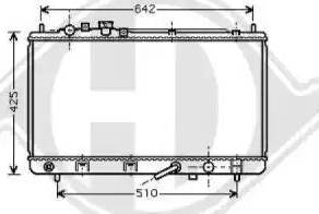 Diederichs 8568006 - Радиатор, охлаждение двигателя autospares.lv