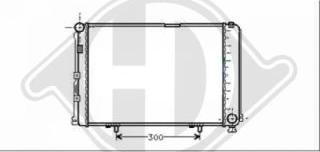 Diederichs 8500178 - Радиатор, охлаждение двигателя autospares.lv