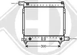 Diederichs 8500319 - Радиатор, охлаждение двигателя autospares.lv