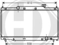 Diederichs 8520820 - Радиатор, охлаждение двигателя autospares.lv