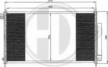 Diederichs 8521900 - Конденсатор кондиционера autospares.lv