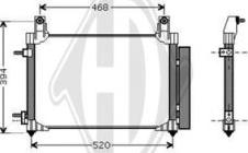 Diederichs 8693100 - Конденсатор кондиционера autospares.lv