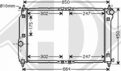 Diederichs 8692502 - Радиатор, охлаждение двигателя autospares.lv