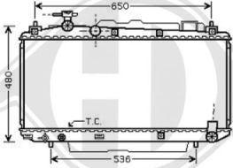 Diederichs 8668603 - Радиатор, охлаждение двигателя autospares.lv