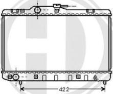 Diederichs 8663300 - Радиатор, охлаждение двигателя autospares.lv