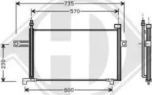 Diederichs 8602202 - Конденсатор кондиционера autospares.lv