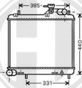 Diederichs 8683205 - Радиатор, охлаждение двигателя autospares.lv