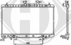 Diederichs 8683206 - Радиатор, охлаждение двигателя autospares.lv