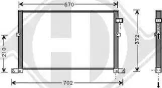 Diederichs 8142701 - Конденсатор кондиционера autospares.lv