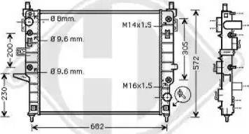 Diederichs 8169006 - Радиатор, охлаждение двигателя autospares.lv