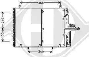 Diederichs 8161301 - Конденсатор кондиционера autospares.lv