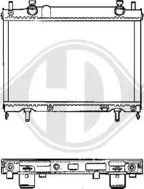 Diederichs 8109204 - Радиатор, охлаждение двигателя autospares.lv