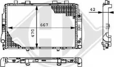 Diederichs 8104197 - Радиатор, охлаждение двигателя autospares.lv