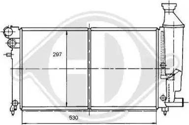 Diederichs 8104171 - Радиатор, охлаждение двигателя autospares.lv