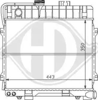 Diederichs 8102150 - Радиатор, охлаждение двигателя autospares.lv