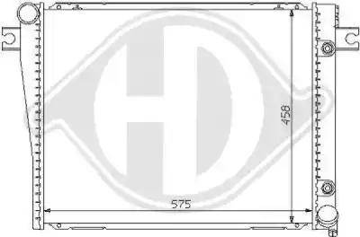 Diederichs 8102178 - Радиатор, охлаждение двигателя autospares.lv