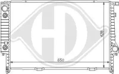 Diederichs 8102177 - Радиатор, охлаждение двигателя autospares.lv