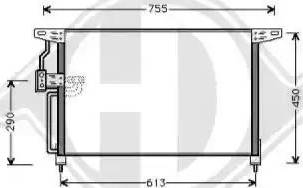 Diederichs 8184400 - Конденсатор кондиционера autospares.lv