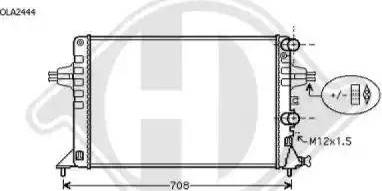 Diederichs 8180503 - Радиатор, охлаждение двигателя autospares.lv