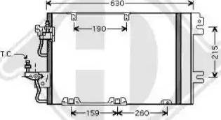 Diederichs 8180601 - Конденсатор кондиционера autospares.lv