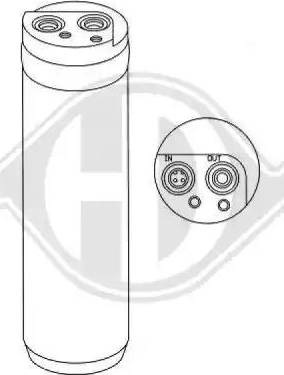 Diederichs 8181303 - Осушитель, кондиционер autospares.lv